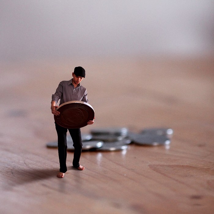 Coin — surreal photography by Achraf Baznani