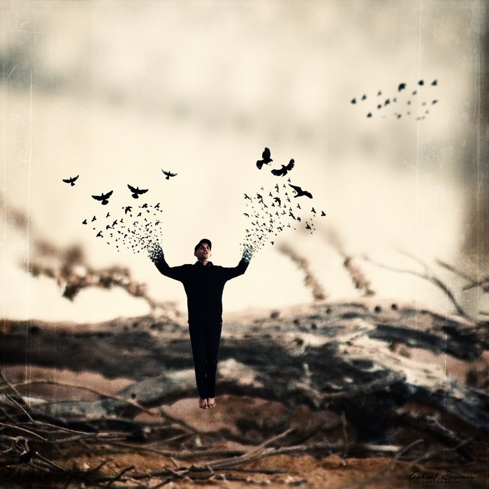 In the Shadow of Blackbirds — surreal photography by Achraf Baznani
