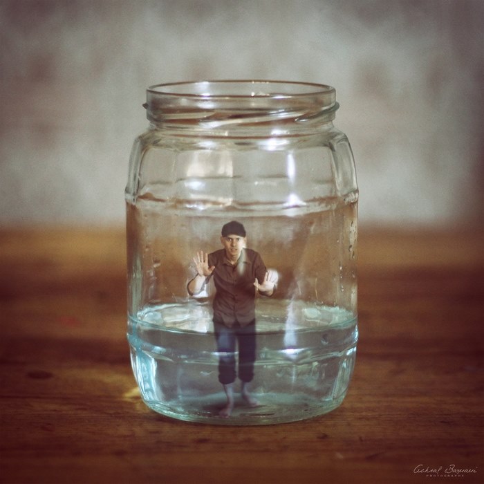 Caged — surreal photography by Achraf Baznani