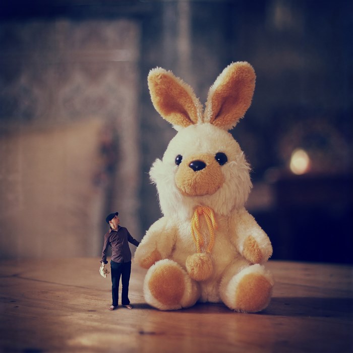 The kid inside of me — surreal photography by Achraf Baznani